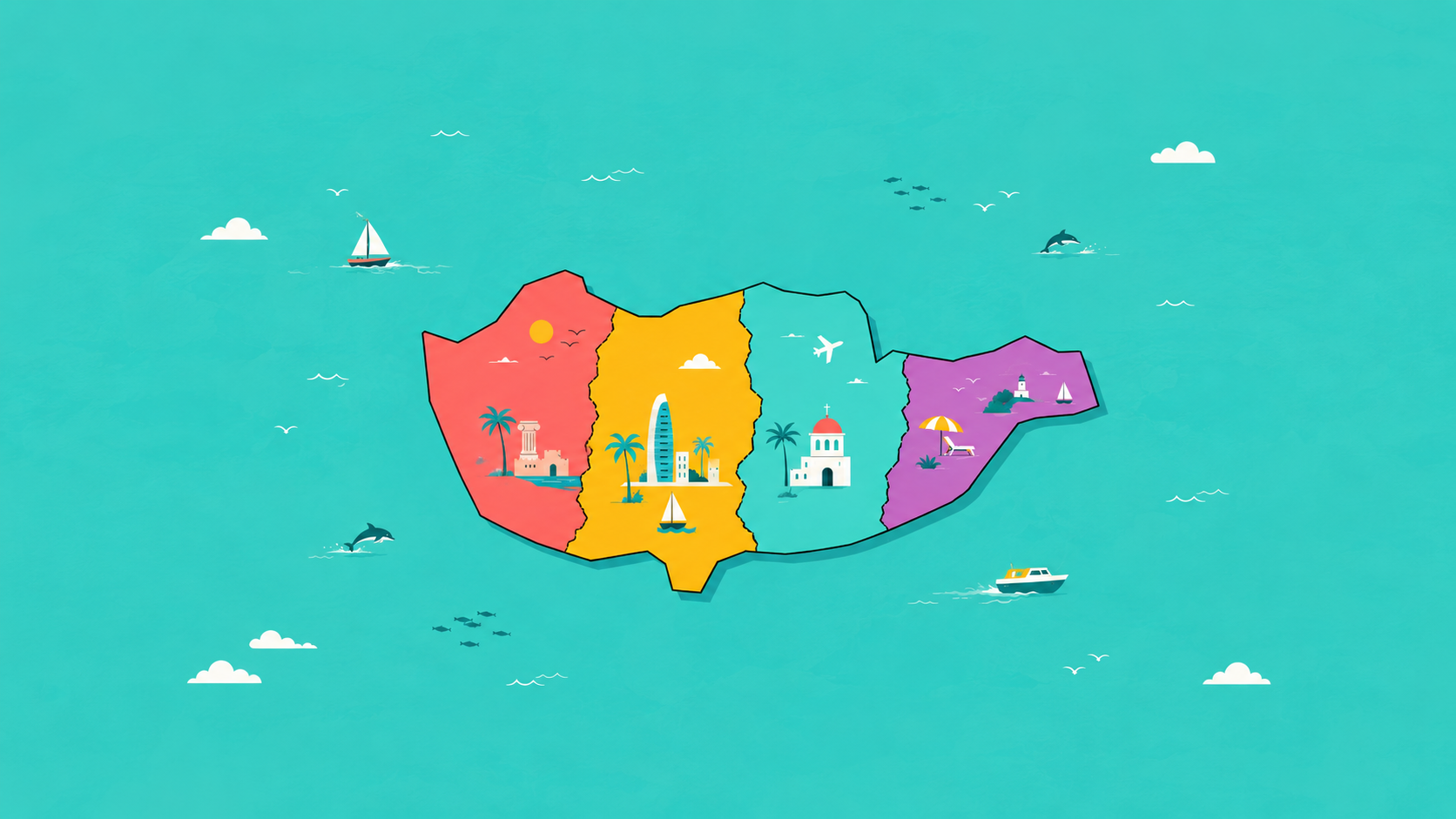 Map of Cyprus regions